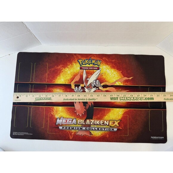 Pokemon Player 2015 Rubber Mat "Mega BlazikenEx" Premium Collection. - Picture 3 of 5
